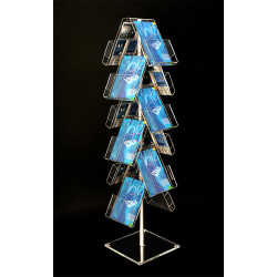 Εντυποθήκη επιδαπέδια   A4 από Πλεξιγκλάς 12 θέσεων